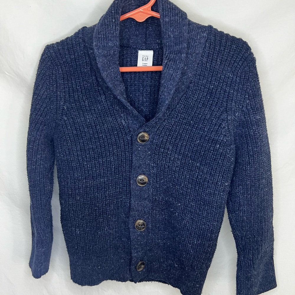 Gap Kids - Long Sleeve Button Front Cardigan - Boys size 3T